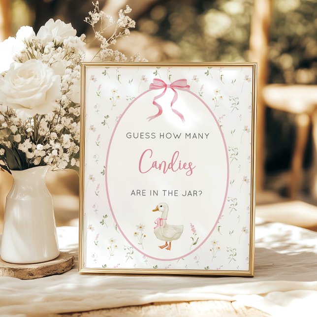 Póster Baby Shower, Chica de Silly Goose, adivina cuántos (Subido por el creador)