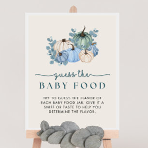 Póster Baby Shower de calabaza supongo que el Rótulo del 