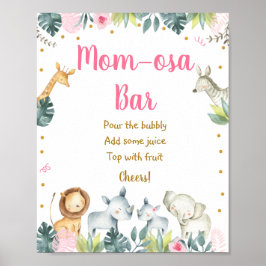Póster Baby Shower Mimosa Bar