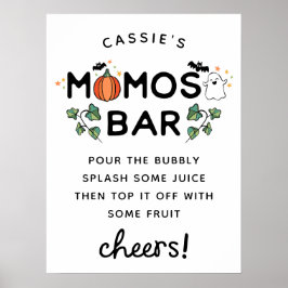 Póster Baby Shower Momosa Bar