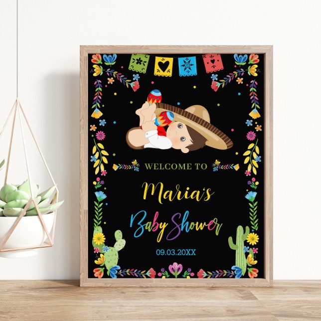 Póster Baby Shower: Niño Muchachito de corte mexicano (Subido por el creador)