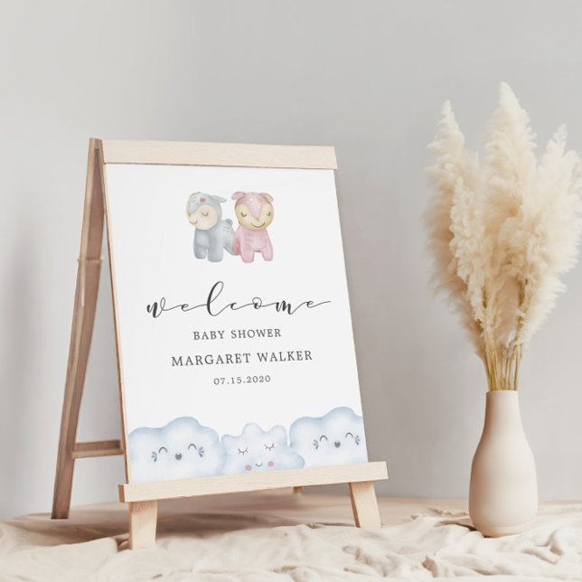 Póster Baby Shower personalizado de Pastel Plush Toys (Subido por el creador)