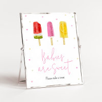 Baby Shower rosado Los bebés son dulces