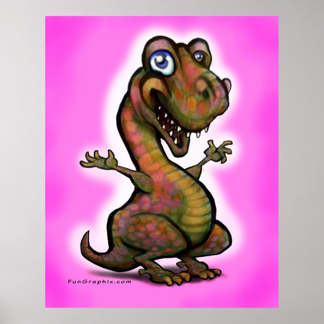 Póster Baby T-Rex (Frente)