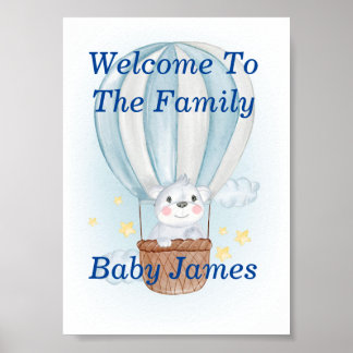 Póster Baby Welcome To The Family