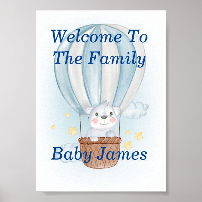 Póster Baby Welcome To The Family (Frente)