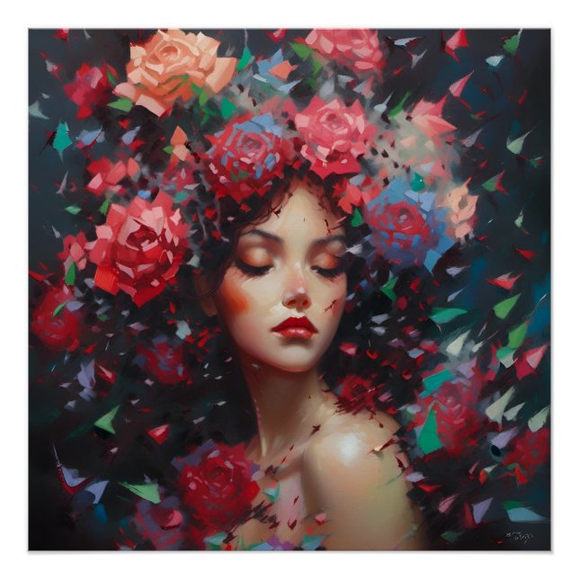 Póster Baccara Rosa (Anverso)