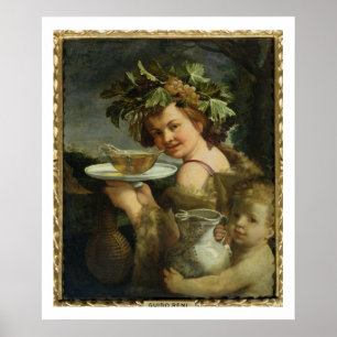 Póster Bacchus (aceite sobre lienzo)
