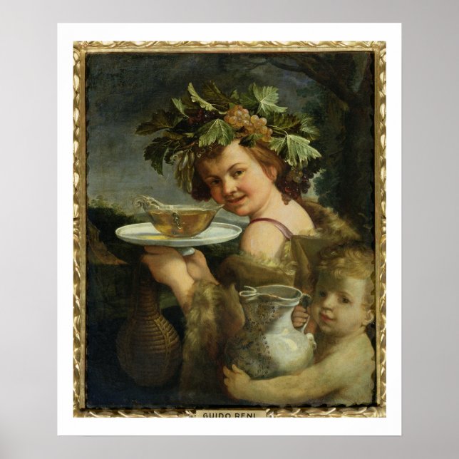 Póster Bacchus (aceite sobre lienzo) (Frente)