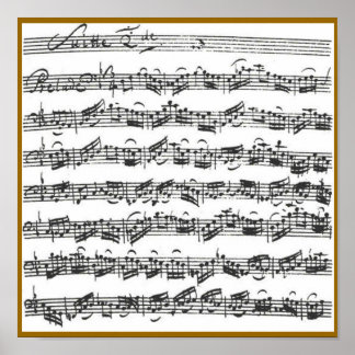 Póster Bach Cello Suite