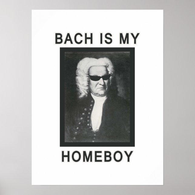 Póster Bach es mi Homeboy (Frente)