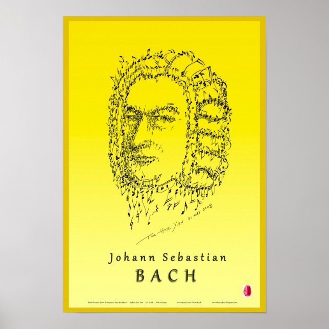 Póster Bach Face the Music (Frente)
