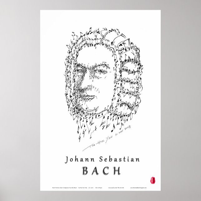 Póster Bach Face the Music (Frente)
