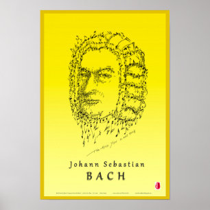 Póster Bach hace frente a la música