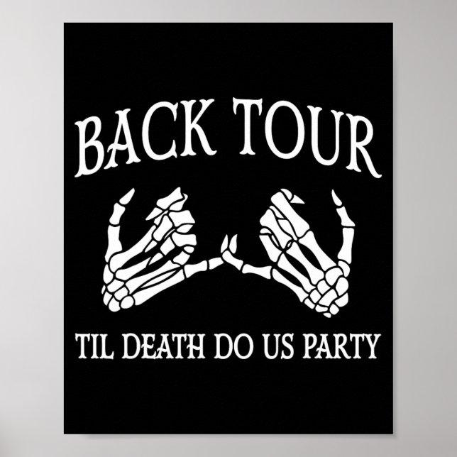 Póster Bach Tour Til Death Do Us Fiesta Bride Squad Bache (Frente)