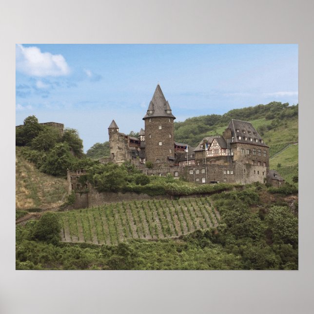 Póster Bacharach, Alemania, castillo de Stahleck, schloss (Frente)
