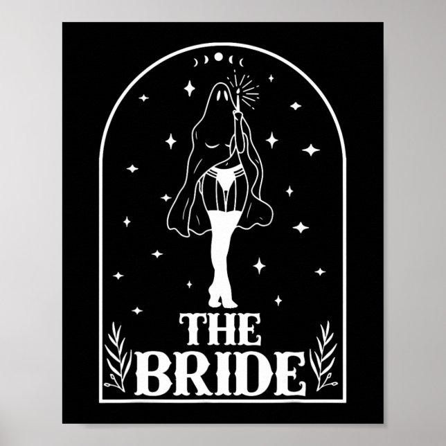 Póster Bachelo, la Boda gótica de Halloween (Frente)