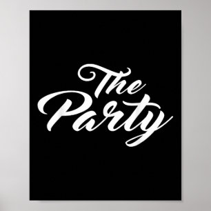 Póster Bachelor Fiesta Bachelorette Bride Groom Weddin