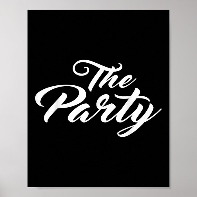 Póster Bachelor Fiesta Bachelorette Bride Groom Weddin (Frente)