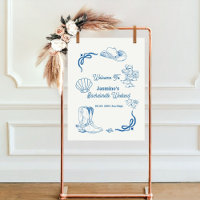 Bachelorette de la Mano Azul Costera Escrita