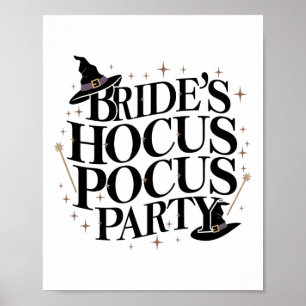 Póster Bachelorette Halloween 1 Fiesta de Novia en Hocus