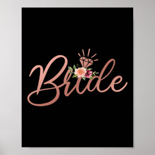 Póster Bachelorette Party Novia Boda Novia Ducha Gif