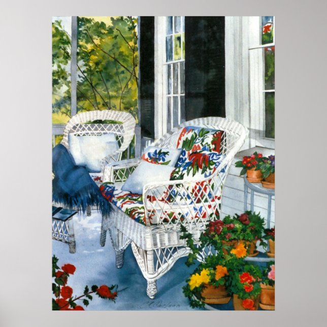 Póster Back Porch (Frente)