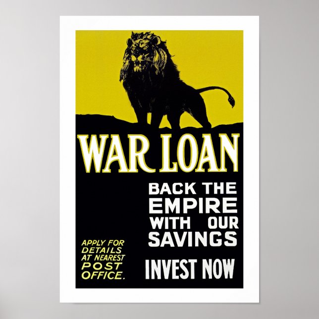 Póster Back the Empire with Our Savings (Frente)