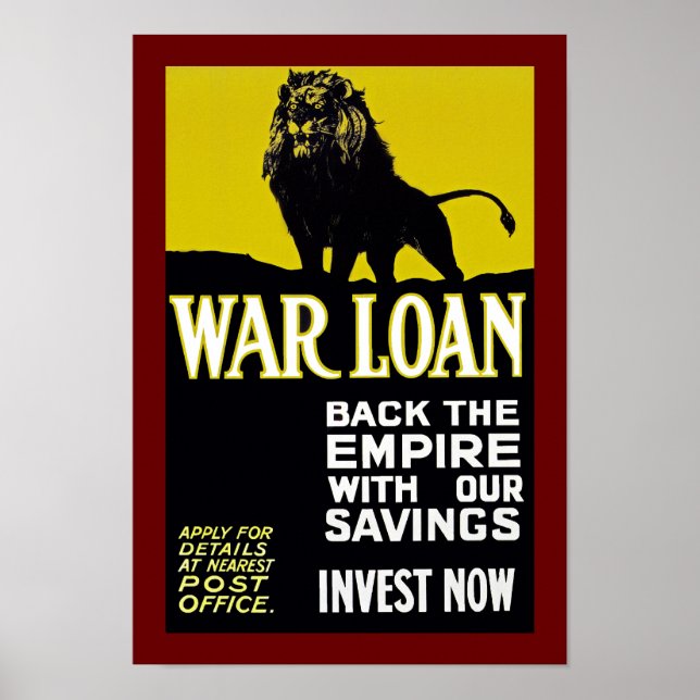 Póster Back the Empire with Our Savings (Frente)