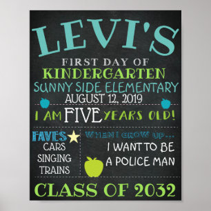 PÓSTER BACK TO SCHOOL CHART