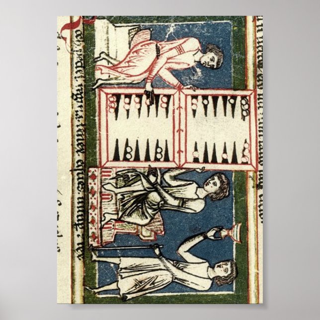 Póster Backgammon (Frente)