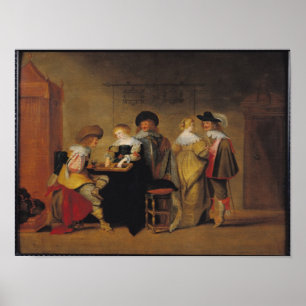 Póster Backgammon Players