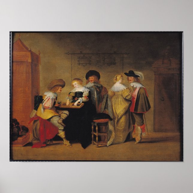 Póster Backgammon Players (Frente)