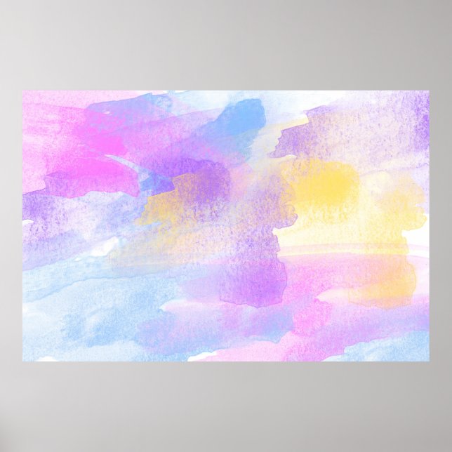 Póster Background art abstract watercolor (Frente)