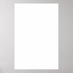 Póster Background Media Paper - White Screen