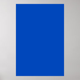 Póster Background Poster Paper - Blue Screen Chroma Key
