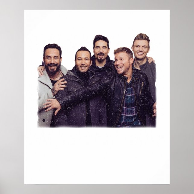 Póster Backstreet Boys vintage (Frente)