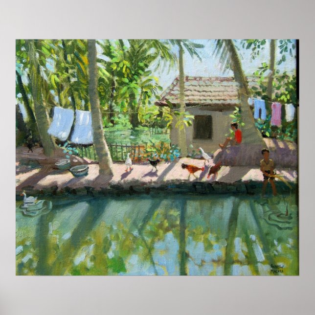 Póster Backwaters India (Frente)