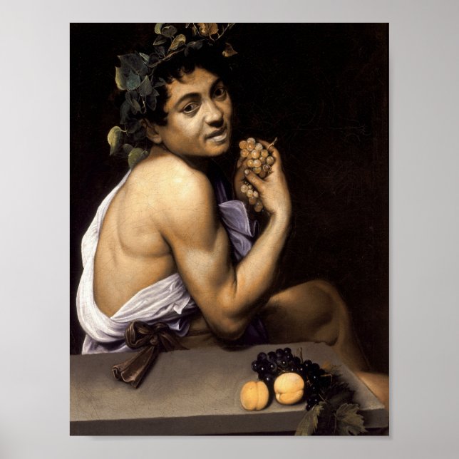 Póster Baco enfermo joven de Caravaggio - Poster (Frente)
