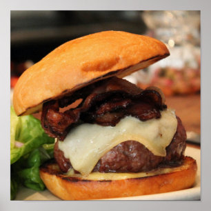 Póster Bacon Cheeseburger poster