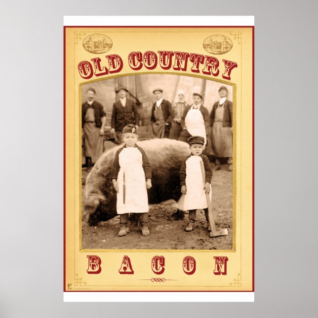 Póster Bacon de la vieja patria (Frente)