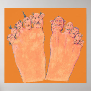 Póster Bad Toes
