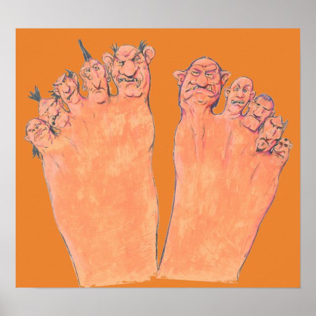 Póster Bad Toes (Frente)