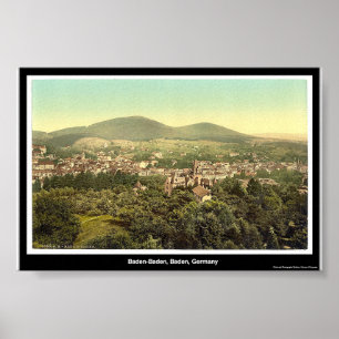 Póster Baden-Baden, Baden (Alemania)