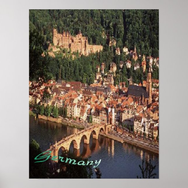 Póster Baden Wartenberg Alemania, poster (Frente)