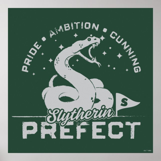 Póster Badge Prefecto SLYTHERIN™ (Frente)