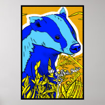 Badger de PopArt Retro
