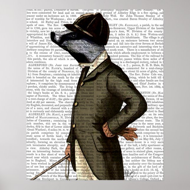 Póster Badger The Rider Portrait (Frente)