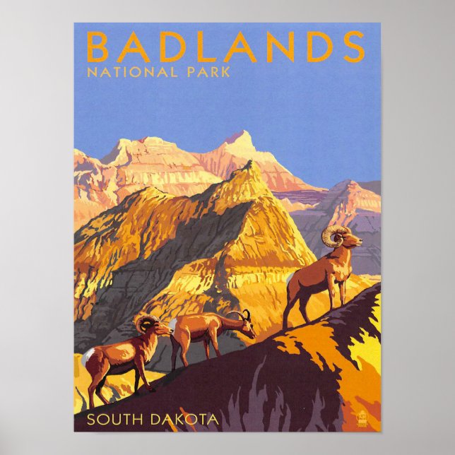 Póster Badlands - Viaje de época (Frente)