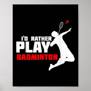 Póster Badminton